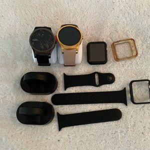 Apple Apple Watch and Google Android WearOS smart watch bundle